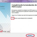 Impresora PDF Creator.